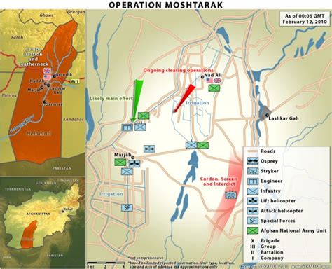 Marjah Afghanistan Map