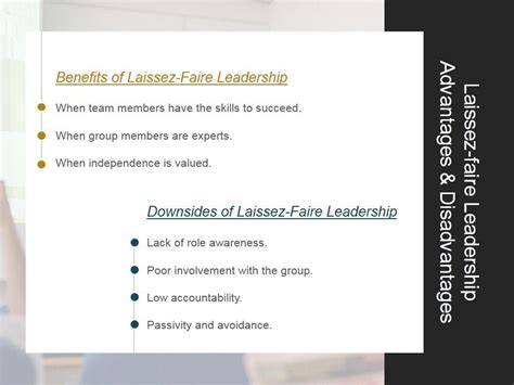 Laissez Faire Leadership Advantages And Disadvantages Ppt Powerpoint Presentation Templates