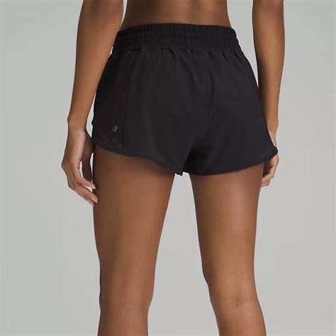LULULEMON HOTTY HOT SHORTS BLACK SIZE In Depop
