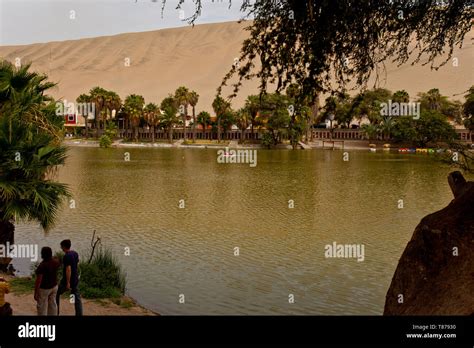 Huacachina oasis in Peru Stock Photo - Alamy