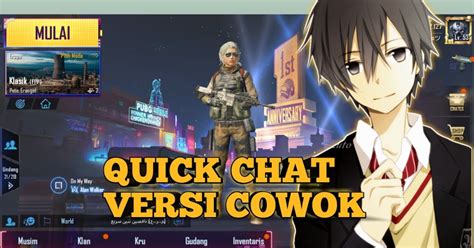 Cara Mengubah Quick Chat PUBG Mobile Ke Bahasa Jepang Versi Global