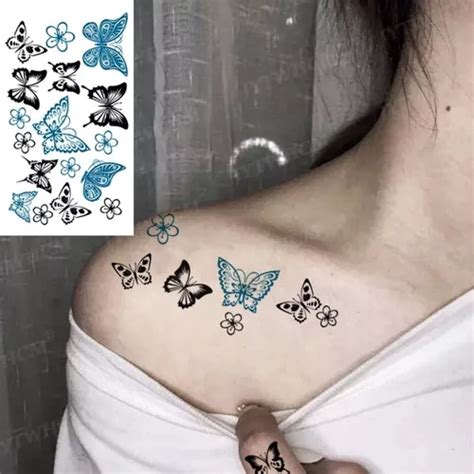 Tatuaje Temporal Falso Mariposas Precio X Lámina en venta en Lima Lima