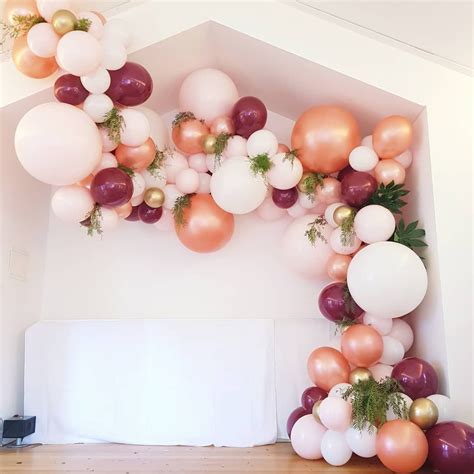 Floraly Balloon Garland We Created Today For A 21st Balloon