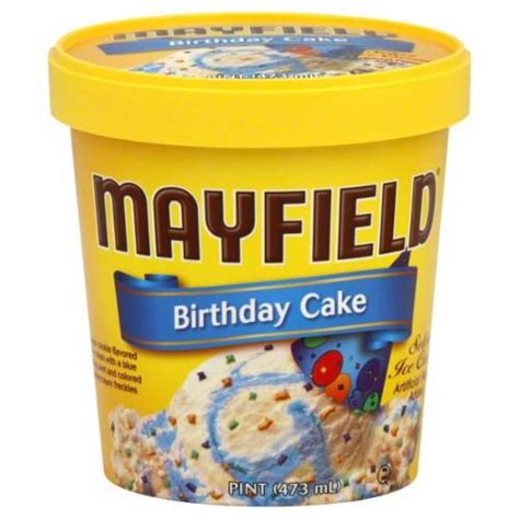 Mayfield Birthday Cake Ice Cream 1 Pint Qfc