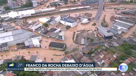 V Deo Chuva Provoca Alagamento E Deslizamentos De Terra Em Franco Da