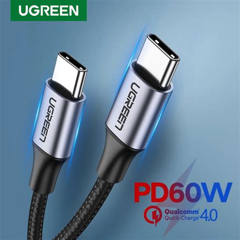 Ugreen Cable Usb Tipo C A Usb C Para Samsung S10 S9plus Pd Carga R Pida