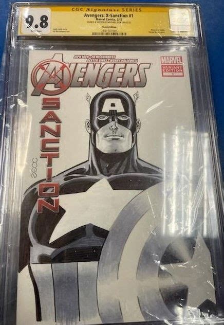 Captain America Sketch Cover By Mike Zeck In Ron Chmiel S Ron S Sketch