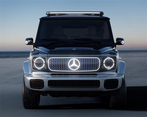 Mercedes Benz Unveils Fully Electric Concept Version Of The G Class Visor