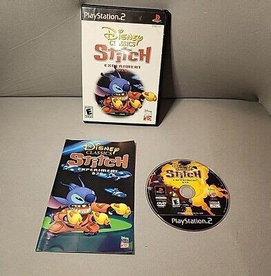 Disney S Stitch Experiment 626 Game Playstation 2 PS2 Excellent Tested