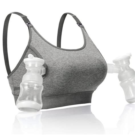 Momcozy Maternity Nursing Bra Hands Free Pumping Bra Maternity