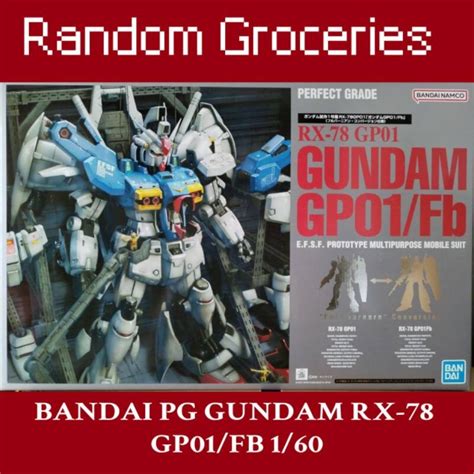 Bandai Pg Gundam Rx 78 Gp01fb Gunpla Lazada