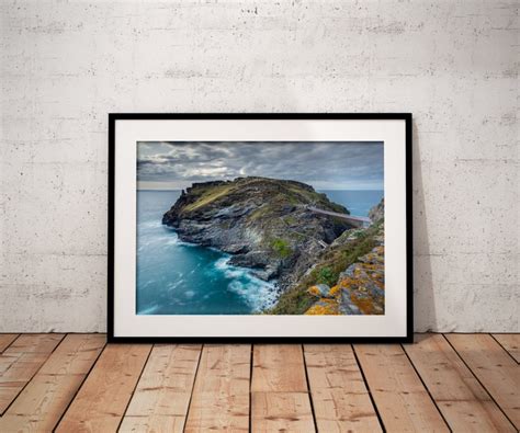 Tintagel Castle Cornwall Wall Art Etsy