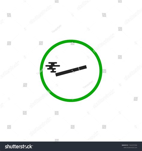 No Smoking Area Sign Vector Eps Stock Vector (Royalty Free) 1162237204 | Shutterstock