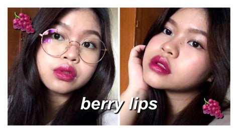 🍇 Berry Lips Makeup 🍇 🇵🇭 Youtube