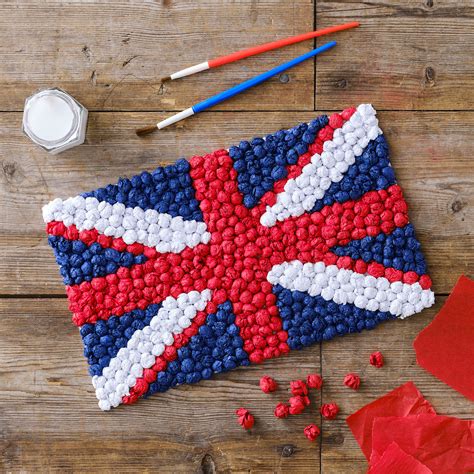 How To Make A Union Flag With Tissue Paper Hobbycraft