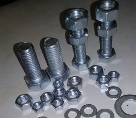 MS Hex Bolt Nut at Rs 75 kilogram मइलड सटल बलट नट in Ludhiana