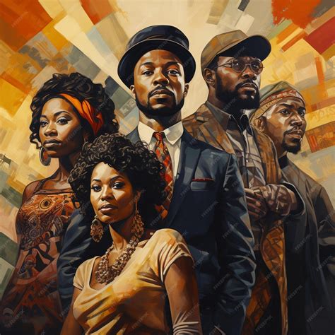 Premium Ai Image Black People Art Black History Month Ai Generated