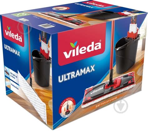 ᐉ Комплект швабра и ведро с механическим отжимом для пола Vileda ...
