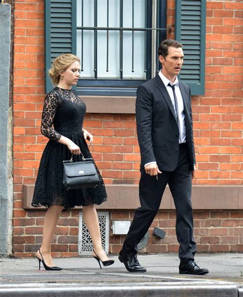 Photos Scarlett Johansson Et Matthew Mcconaughey En Plein Tournage