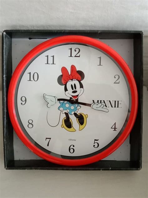 X Disney Minne Mouse Mickey Mouse Clock Furniture Home Living Home