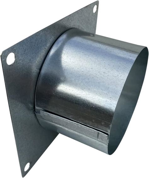 4 Inch Duct Flange By Vent Works Metal Wall Plate Kit Connector Easily Accepts