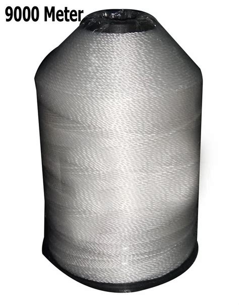 White Plain Polypropylene Thread For Textile Industry Size Length