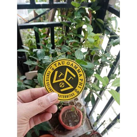 TAU GAMMA PHI 1968 Waterproof Car Sticker LOGO 3 Inches Car Out Door