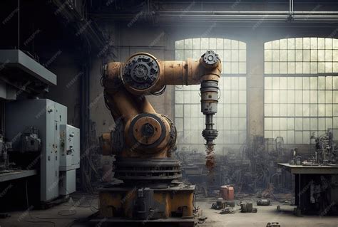 premium ai image   remote control  robotic arm machine