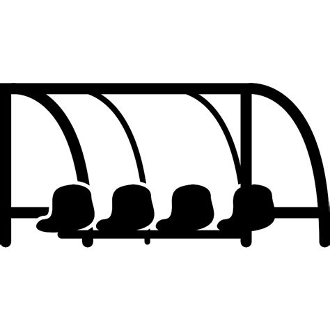 Football Team Bench Vector Svg Icon Svg Repo