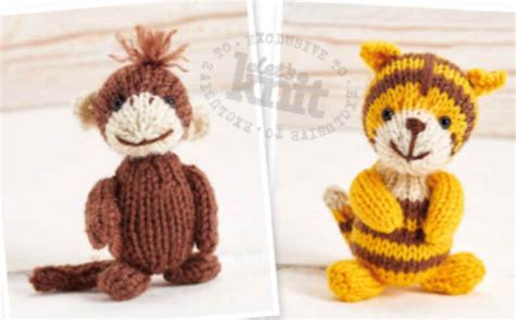 21 Free Animal Knitting Patterns Sweynhendry