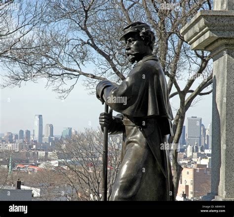 Civil War Memorial Greenwood Cemetery Brooklyn New York Stock Photo