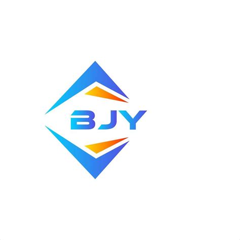 BJY abstract technology logo design on white background. BJY creative initials letter logo ...