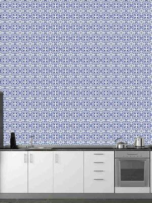 Papel Parede Azulejo Portugues Azul Moderno M Pal Compre Produtos