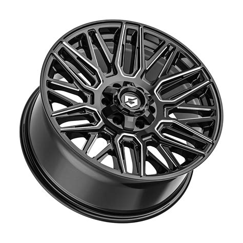 Gear Offroad Wheels Bm Edge Gloss Black Milled Rim Performance