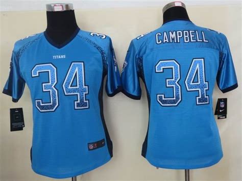 Women 2013 NEW Nike Tennessee Titans 34 Campbell Drift Fashion Blue ...