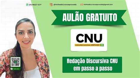 Redação Discursiva CNU em passo a passo Professora Scarlat YouTube