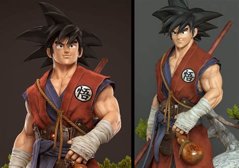 Two Pictures Of The Same Character In Different Poses