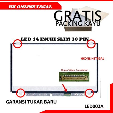 Jual Layar LCD LED Laptop Asus 14 Inchi Slim 30 Pin Shopee Indonesia