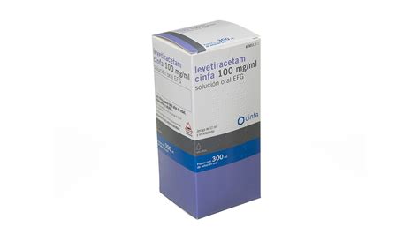 Levetiracetam Cinfa Efg 100 Mg Ml Solucion Oral 1 Frasco 300 Ml Jeringa Oral 10 Ml Farmacéuticos