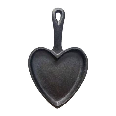 Cast Iron Heart Shape Mini Fry Pan China Cast Iron Cookware And Cast