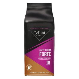 Cellini Crema Forte szemes kávé Arabica Robusta kávékeverék 1 kg