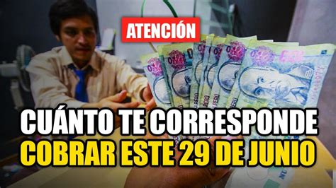 Urgente Ltimo Minuto Cu Nto Te Toca Cobrar Este De Junio