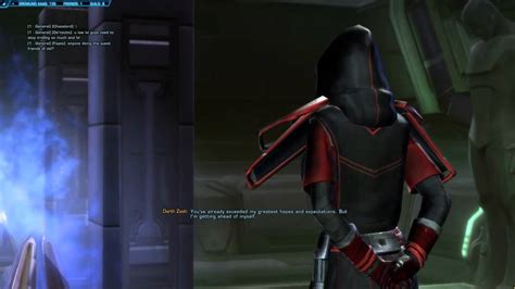 SWTOR: Lord Zash's Demise (Sith Inquisitor Chapter 1) - YouTube