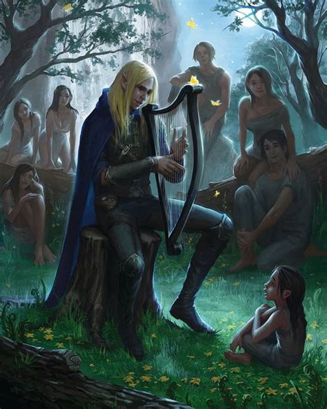 Finrods First Meeting With Men By Oleksandra Ishchenko Tolkien Elves