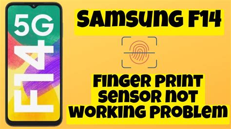 How To Fix Finger Print Sensor Not Working Problem Finger Print Sensor Not Working Samsung