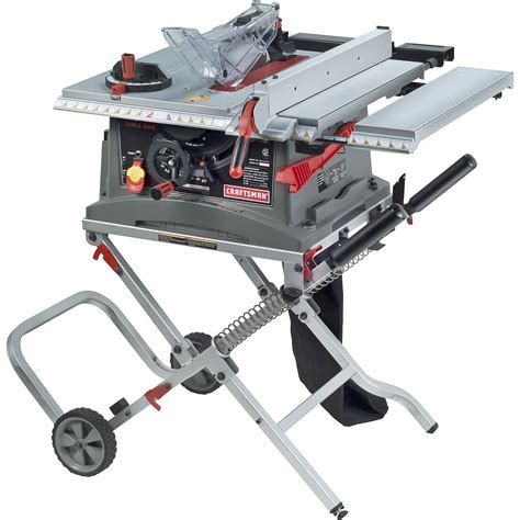 Craftsman 10 Jobsite Table Saw With Folding Stand 28463 Shop Your