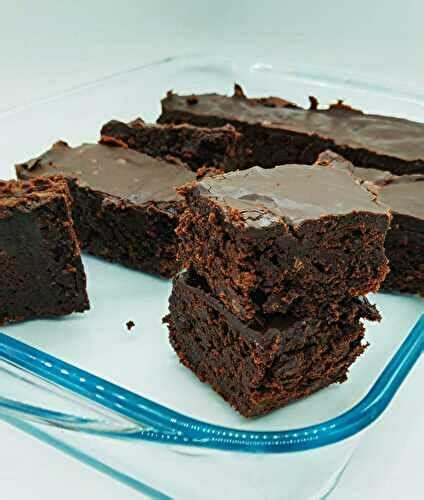 Brownie glacé ultra fudgy de J espère que ce sera bon et ses recettes