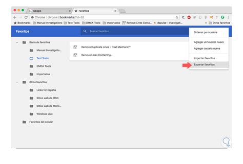 Dónde se guardan los favoritos Chrome o Exportar marcadores Solvetic