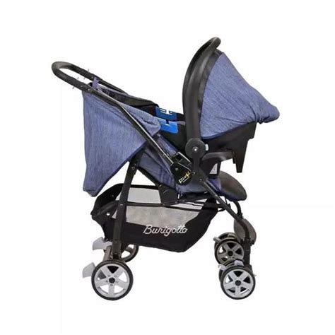 Carrinho de Bebê Travel System Rio K Mesclado Azul de 0 a 15kg