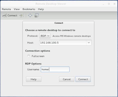 How To Open An Rdp Connection To Windows From Linux Using The Remote